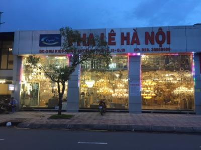Show rom đèn trang trí Pha lê Hà Nội ở TPHCM.