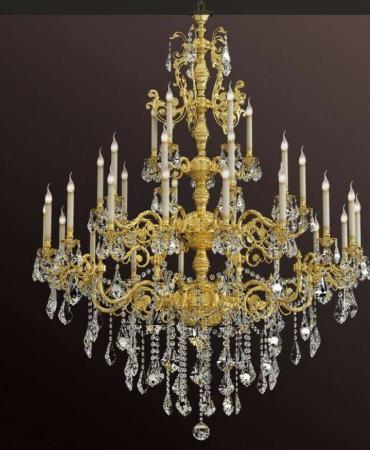 Đèn chùm đồng nến - 576PJCVP