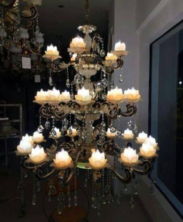 Đèn chùm đá nến - MSP: 522MPTDO