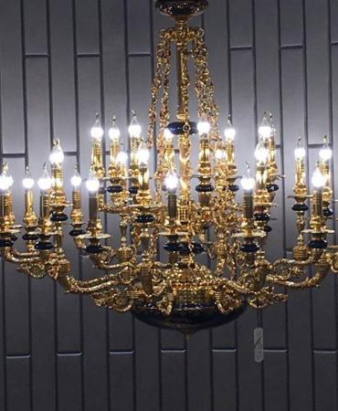 Đèn chùm đồng nến 790KTNUH