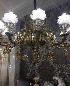 Đèn chùm đồng nến 821DSXGJ