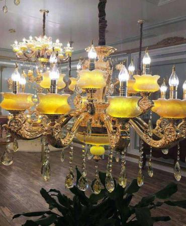 Đèn chùm đá nến