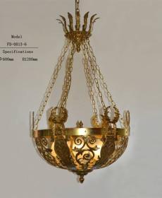 Đèn chùm đồng nến 1319BZSIU