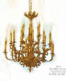 Đèn chùm đồng nến 1341MRQMF