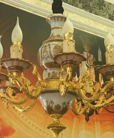 Đèn chùm đồng nến 811RTSGN