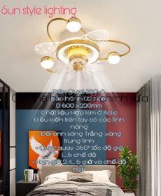 đèn quạt hiện đại