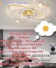 đèn quạt chung cư